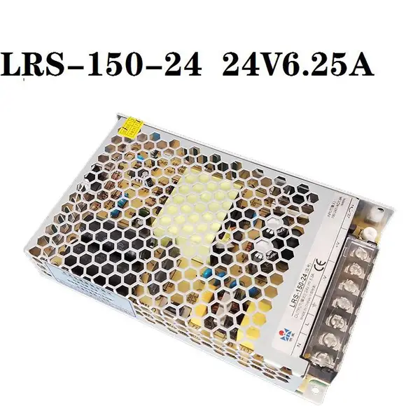 超薄开关电源LRS-150-24V6.25A工业LED驱动模块AC110V220V转DC12V