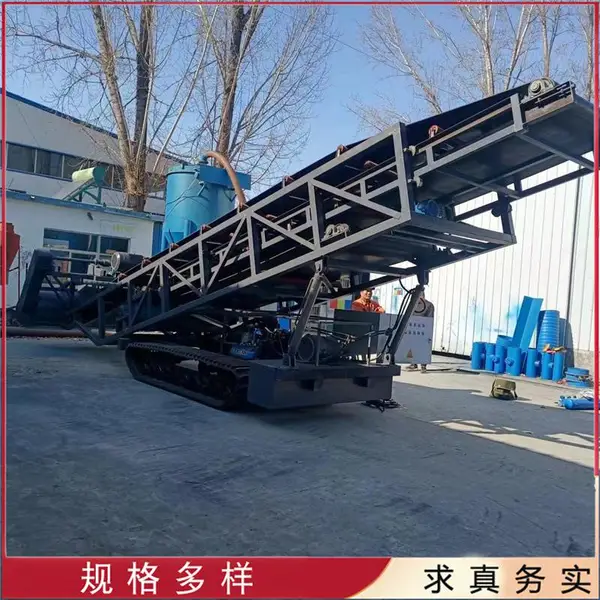 散料卸车机 300方建筑料场砂石土方料装车机 螺旋进料扒料机