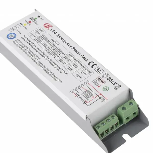 欧规照明应急电源EU518T-120型,过TUV和CB认证自检+报警恒流输出