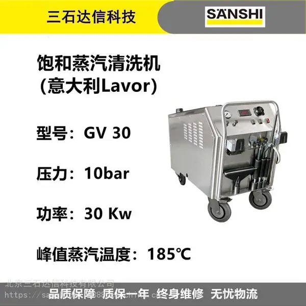 意大利lavor30千瓦 GV30 多功能饱和蒸汽清洗机 铸造厂机床清洗