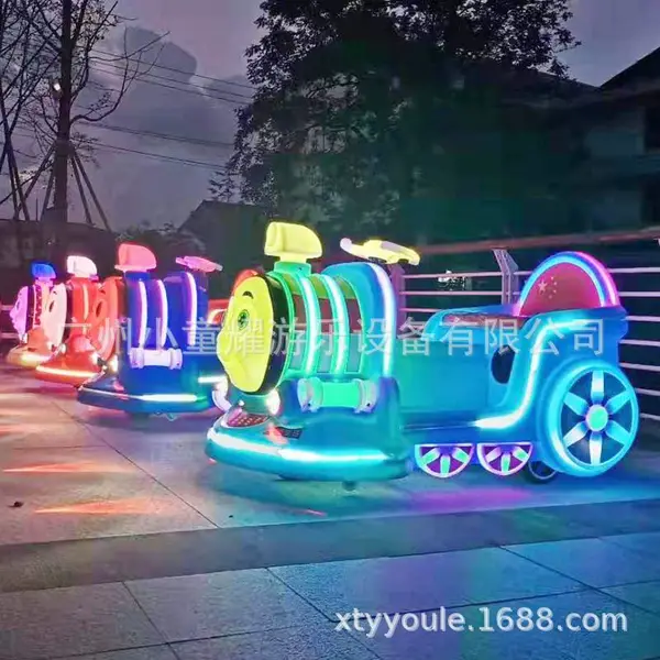广场商场亲子碰碰车火车儿童电动新款玩具车夜市户外摆摊游乐车