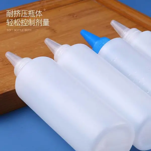 1000ml塑料颜料瓶 调色瓶 胶水瓶 pe挤压瓶 蜂蜜瓶