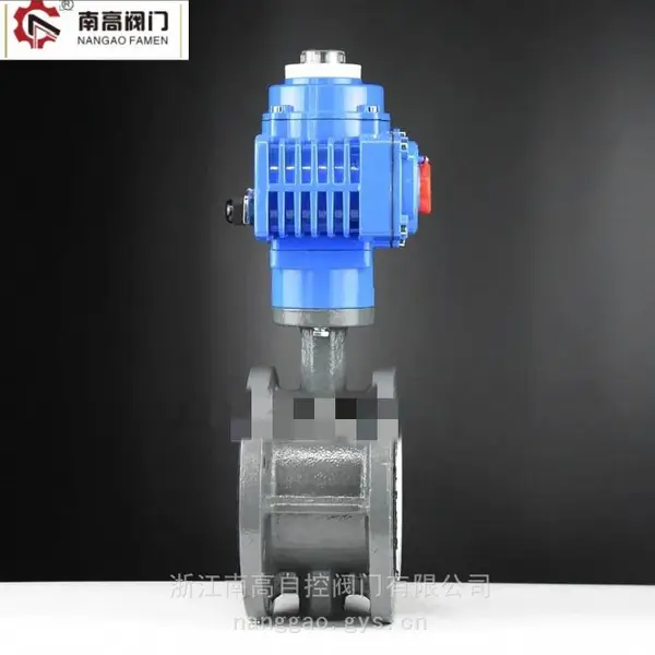双法兰电动蝶阀 d941F-10Q球墨铸铁材质-DN600 安装方便