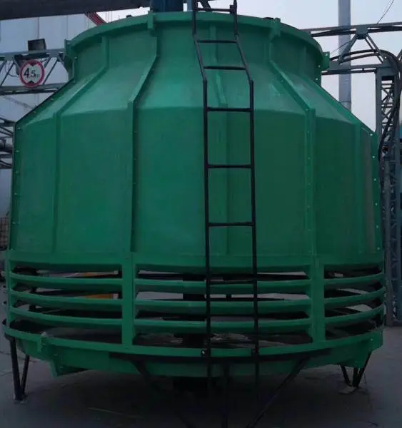 恒通冷却塔逆流冷却塔工业高温冷却水塔玻璃钢冷水塔50T