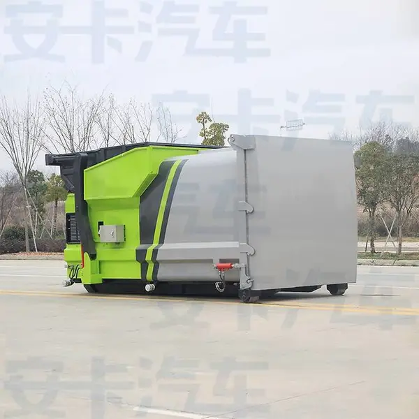 露天垃圾站8方大型移动式压缩垃圾中转站 厂家保质 免运费