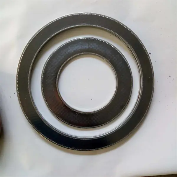 秦城 船舶用高强石墨柔性垫片 石墨金属垫片 蒸馏管道法兰密封