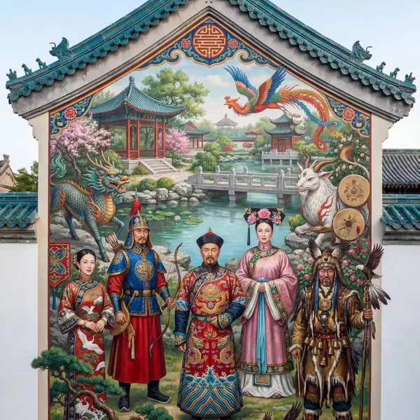 吉林大型墙绘招投标方案 长春墙绘施工安全方案 旧墙彩绘翻新服务