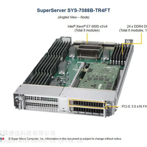 ��΢SYS-7088B-TR4FT 8·CPU������ ��Ⱦ ���ڴ���� ���ͼ���