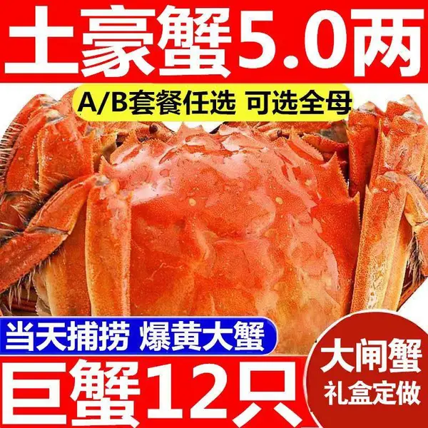 阳澄湖大闸蟹价格2020 订购阳澄湖大闸蟹价格 团购阳澄湖大闸蟹劵