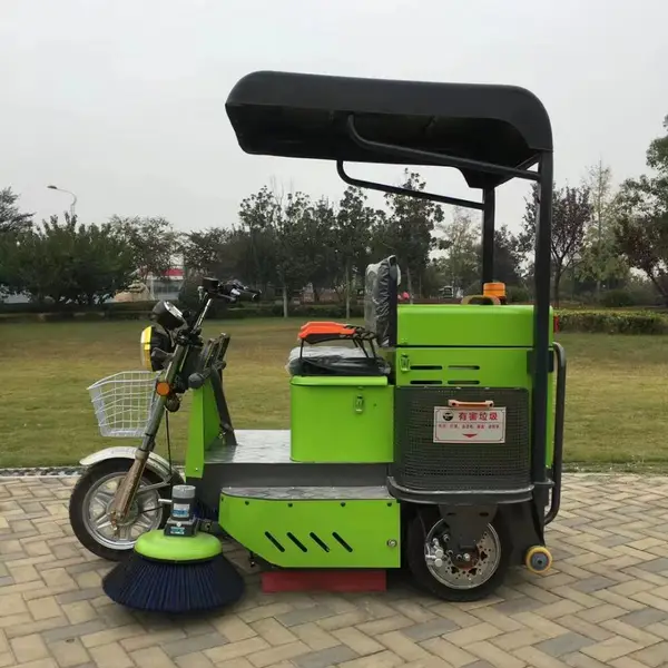 方砖水泥地面灰尘清扫车 三轮把式扫地机三朋JC1500