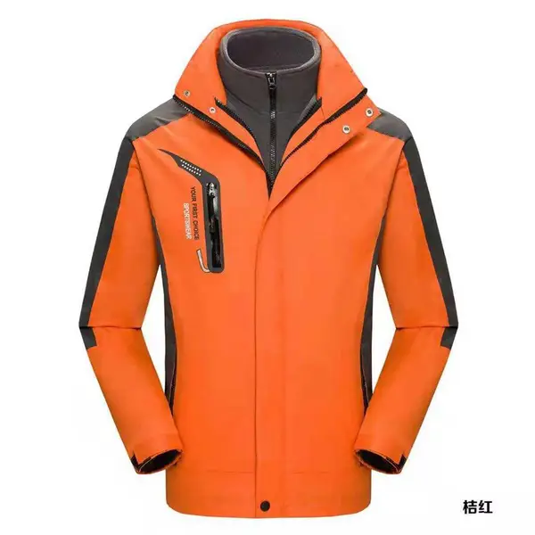 昆明冲锋衣定制印字 户外秋冬保暖工作服 文山户外开衫冲锋衣批发