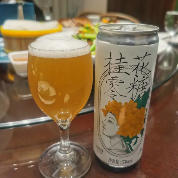 桂花零糖德式小麦啤酒330ml罐