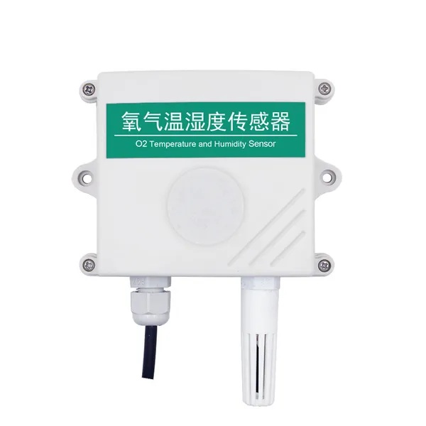 氧气传感器高精度室外温湿度RS485O2变送器4-20mA