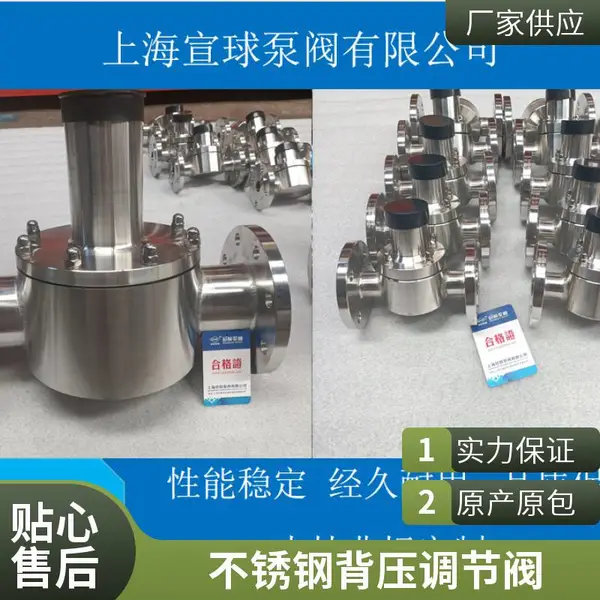 BYF-16RL DN150计量泵出口流量调节专用法兰不锈钢背压阀
