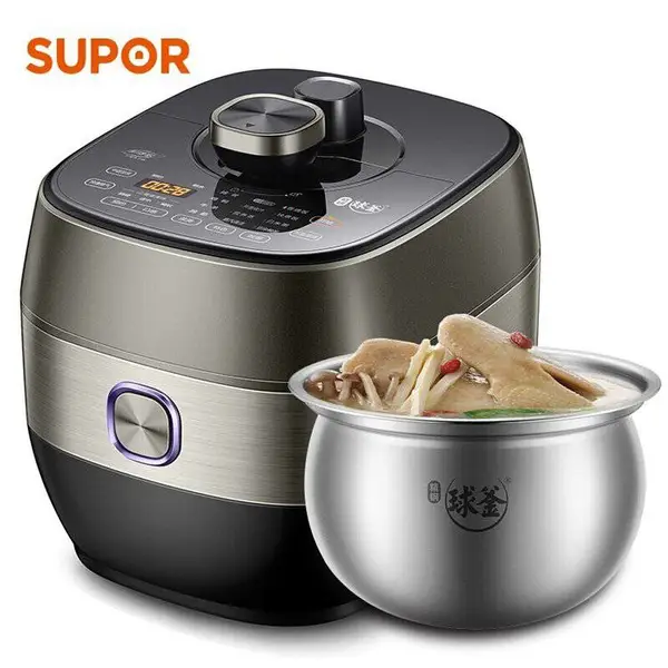 苏泊尔SUPOR电压力锅 SY-50FH33 快速加热 球釜5L高压锅