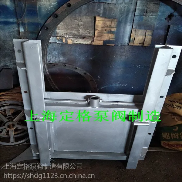 定格 手动不锈钢水闸门 304方型闸门 手电两用启闭机 渠道插板阀