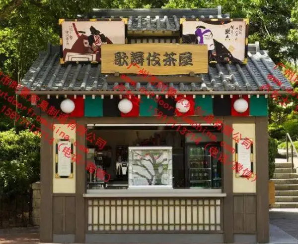 供应楼盘木制餐饮花车,户外时尚花车,广场仿古移动花车