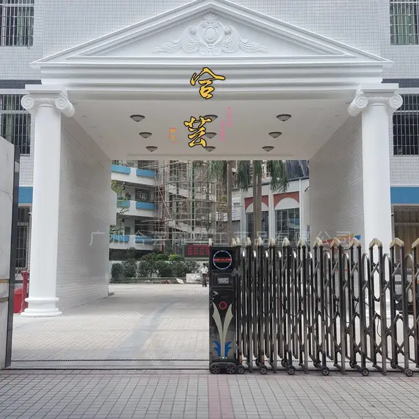 玻璃钢线条GRC水泥艺术构件定制别墅大门外墙景观装饰EPS斗拱罗马柱广州厂家