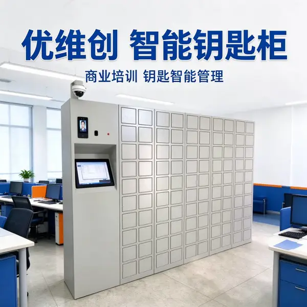 优维创人脸识别商业培训机构智能钥匙柜教室办公室钥匙管理rfid自动记录