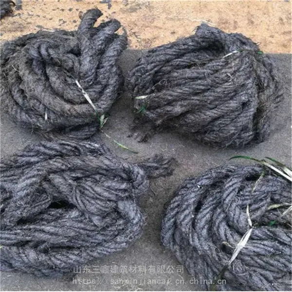 三鑫 阳江沥青麻绳价格 伸缩缝防腐沥青麻筋 货源充足