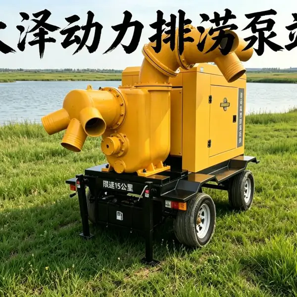 市域重大洪涝救灾自吸水泵1800立方全域暴雨积水清排作业泵
