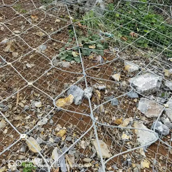 公路山体被动防护网环形网被动边坡绞索网缠绕型拦石网