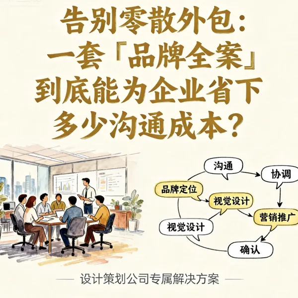 告别零散外包：一套「品牌全案」到底能为企业省下多少沟通成本？