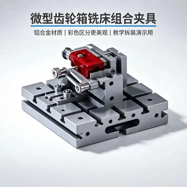 成中胜 精密槽系组合夹具 微型齿轮箱铣床组合夹具