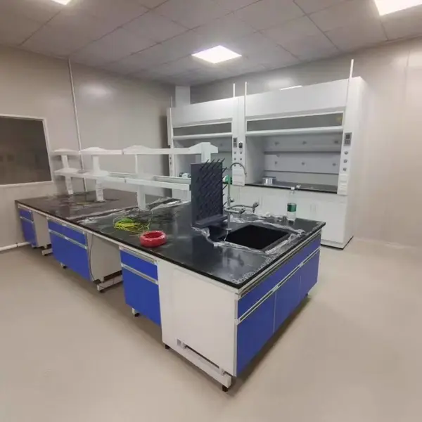 化工检测实验室用实验台 潍坊实验台工厂 实验室家具中央台定制