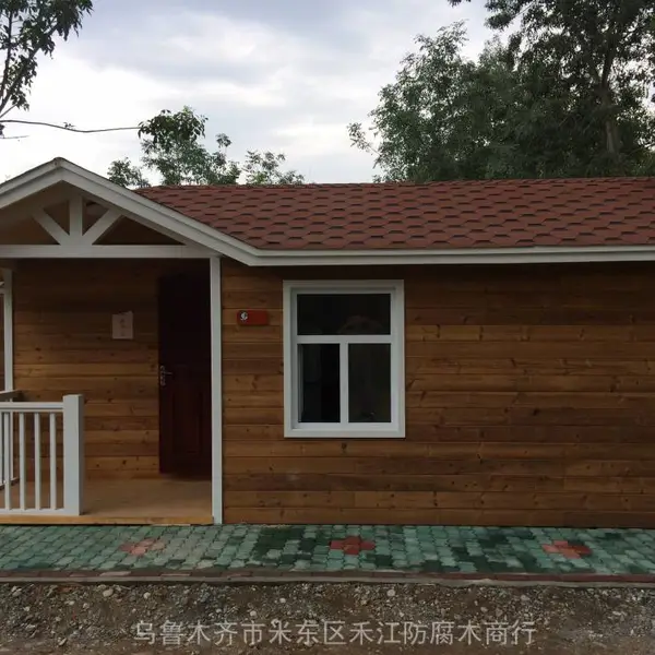 新疆民宿木屋 景区木屋 木别墅 木房 木质岗亭厂家