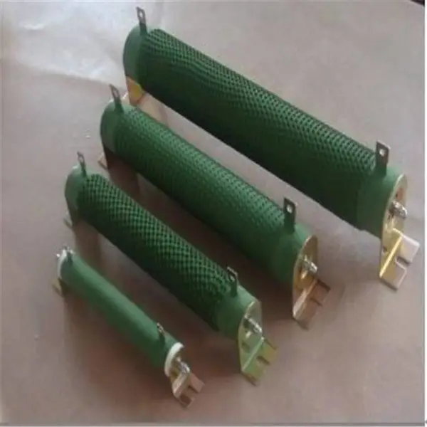 功率变频器制动刹车负载老化放电波纹线绕电阻500W1000W50翰业