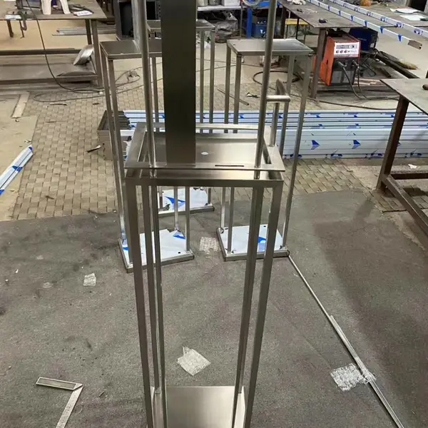 04不锈钢广告牌 户外展示架 201宣传栏 展示牌加工定做