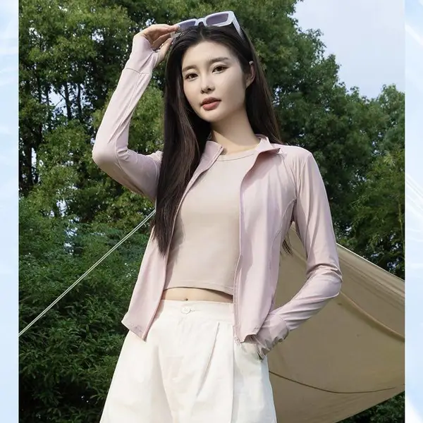 夏季防晒品牌单品 JMS防晒衣 开衫上衣折扣女装货源 尾货走份批发
