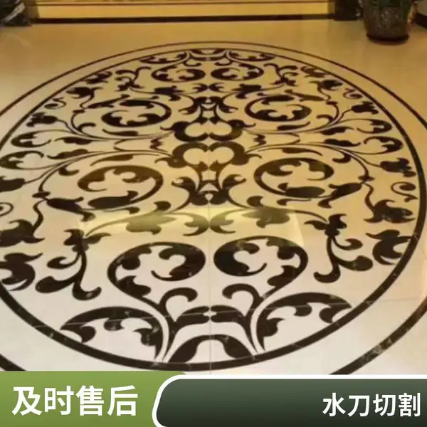 专业承接大理石水切割 水刀加工拼花地面 宾馆会所工程 支持打样