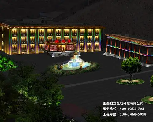 景观照明-山西景观照明设计,榆次景观照明报价表,景观亮化安装,太原启动城市景观照明亮化工程