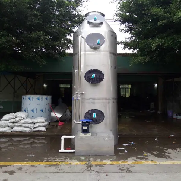 工厂净化废气脱硫塔 废气处理设备 PP喷淋塔 杉盛环保设备