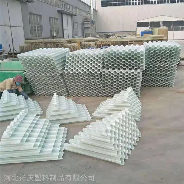 聚丙烯蜂窝斜管 污水处理沉淀池用斜管填料 河北祥庆生产PVC材质