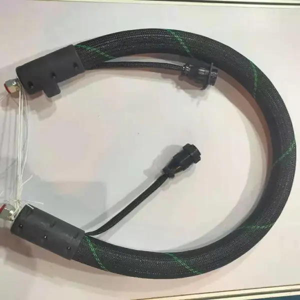 加热胶管 热熔胶机配件热熔胶输胶管枪保温 黑色带胶双壁管