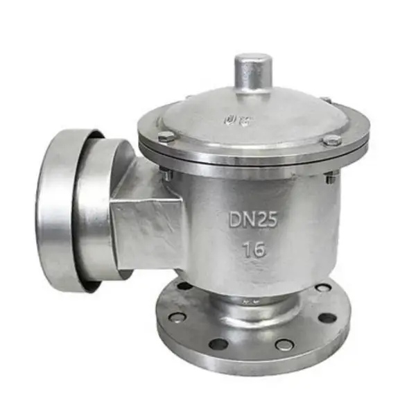 ZFQ-1 DN32 油品管道专用自力式呼吸阀 防爆法兰式呼吸阀