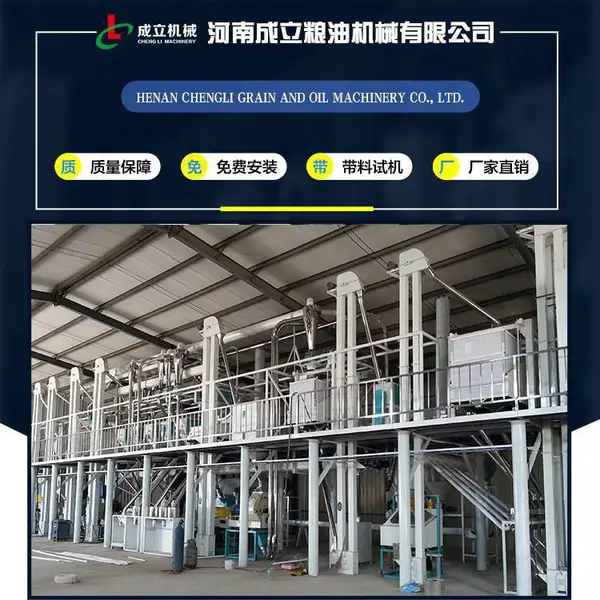 50吨玉米粉加工设备 全自动玉米磨粉机组 一次成型苞米碴子机