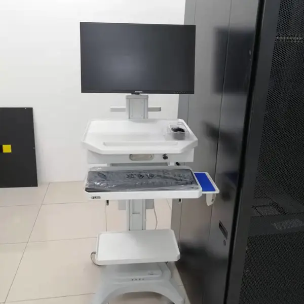 电脑移动推车台车青云易达机房运维推车QY-980显示器键盘鼠标一体化