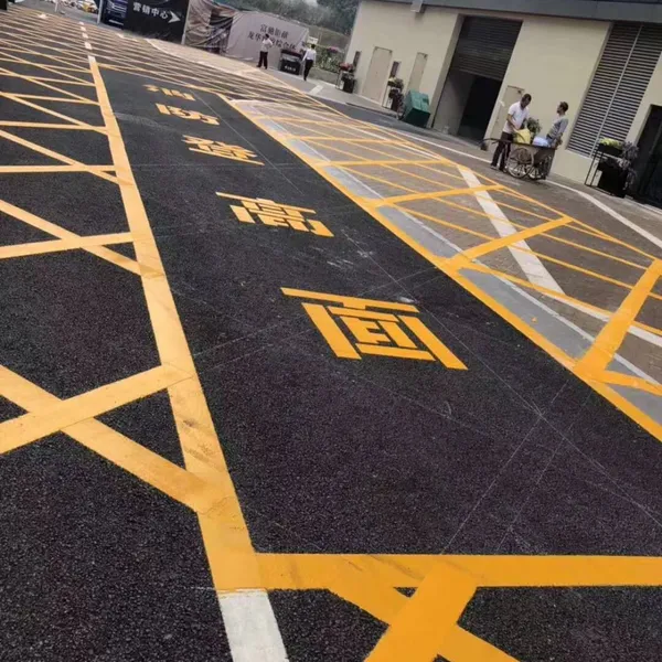 广州车场划线 道路划线 停车位划线