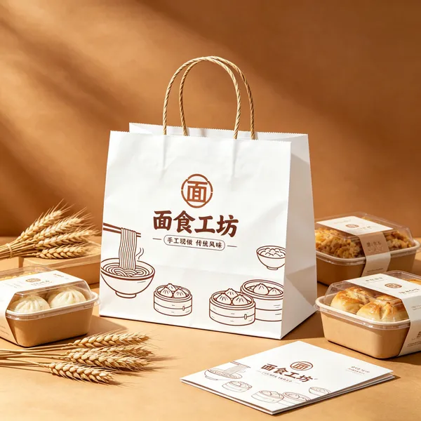 餐饮包装手提袋印刷制作案例分析