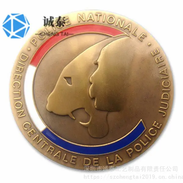外贸圆币定制玩具币制作外贸小礼品广东金属工艺品生产