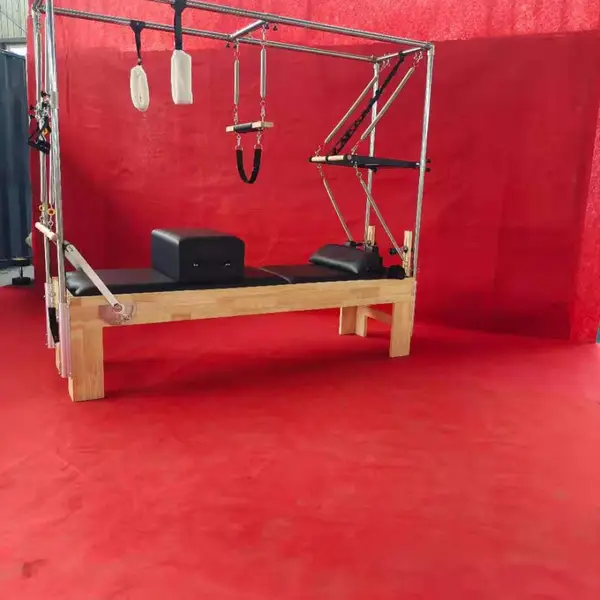普拉提塑型器橡木二合一训练床瑜伽私教工具秋千架