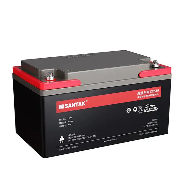 SANTAK 山特 G系列胶体蓄电池 G12-65 12V65Ah 电能耗低安全性高 40~190A