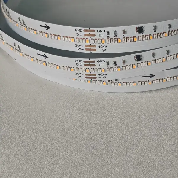 ��Ӧ��ɫ�ò�RGB+W�ƴ� 560��/�� 12mm 15W/M 24V MINI LED�ƴ�