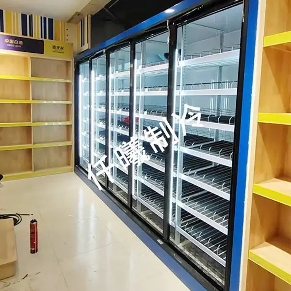 新型后补式冷库容量大***便利店医药冷藏库超市商场冷柜展示柜