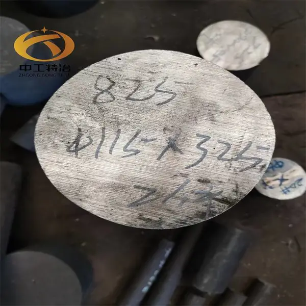 中工特冶 Incoloy800钢板 Incoloy825圆棒 825无缝钢管 烟气脱硫塔用料