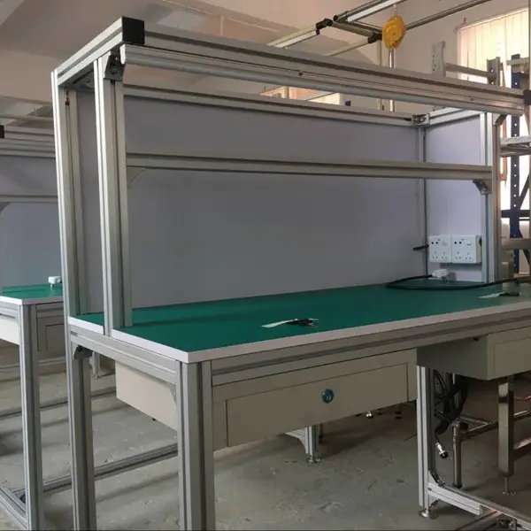 深圳工业铝型材工作台 车间操作台生产厂家 经久耐用
